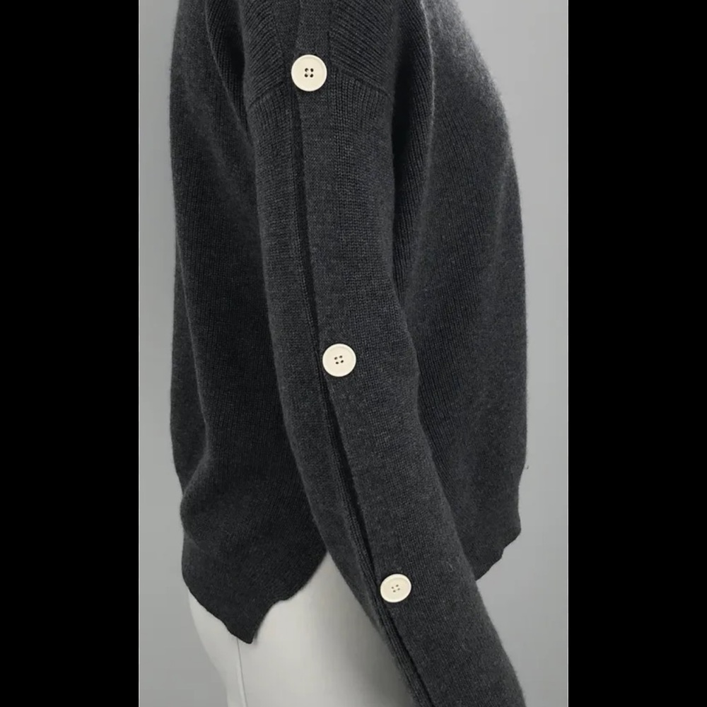 Helmut Lang Black Cashmere Blend Sweater - Picture 7 of 7